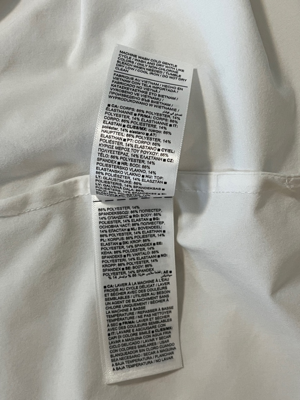 Athleta Crisp White Sleeveless Collared Top - Picture 8 of 12